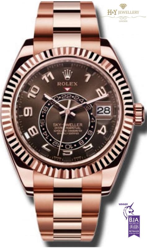 2020 rolex sky dweller rose gold slate dial 326935|Rolex Sky.